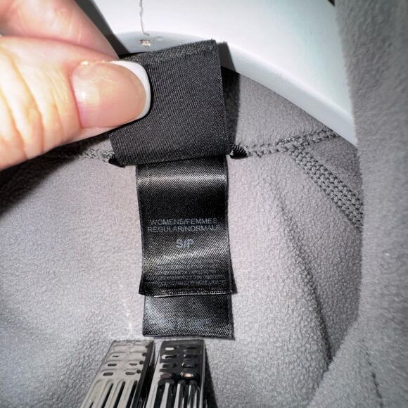 The North Face Women’s 1/4 zip pullover sweatshirt grey sz S front pouch pocket - Picture 5 of 6